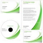 Business Graphic Set with Abstract Minimalist Template